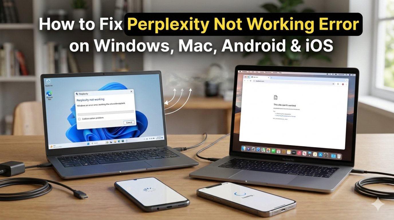 How to Fix Perplexity Not Working Error on Windows, Mac, Android & iOS