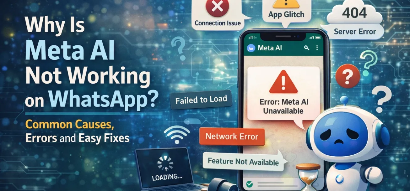 Why Is Meta AI Not Working on WhatsApp Common Causes, Errors and Easy Fixes